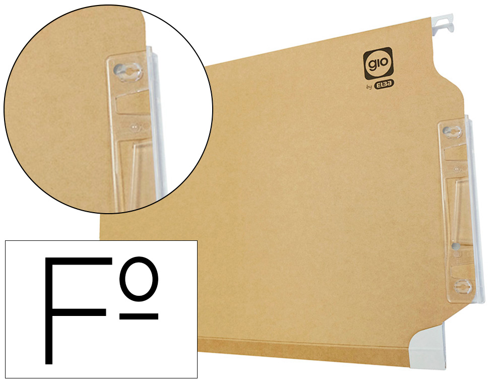 CARPETA COLGANTE GIO FOLIO 50200 VISOR LATERAL -TAMAO 365X275X355 MM