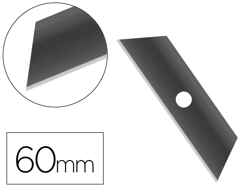 REPUESTO CUTER Q-CONNECT BLISTER DE 5 UNIDADES PARA CUTER KF14624