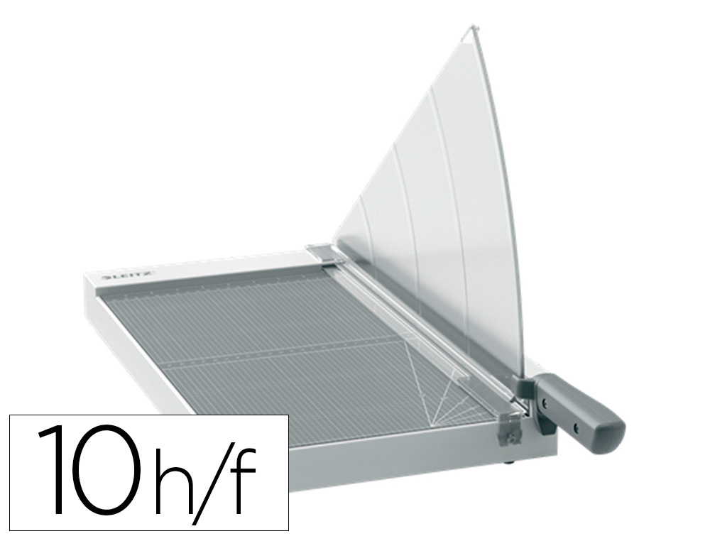 GUILLOTINA DE PALANCA LEITZ PRECISION HOME OFFICE A3 BASE PLASTICO LONGITUD CORTE 457 MM CAPACIDAD DE CORTE 10