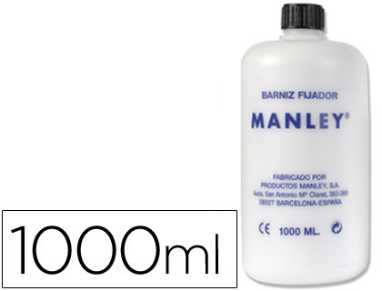 BARNIZ FIJATIVO MANLEY ACABADO BRILLANTE BOTE DE 1000ML